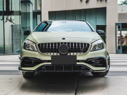 현대 고급 디자인 스타일 벤츠 A 클래스 카시 키트 공급 A45 AMG 그릴 후방 배머
