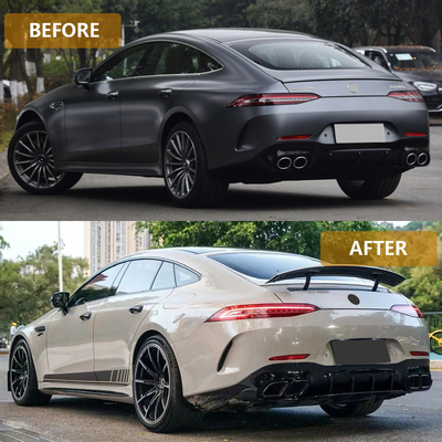 사용자 지정 로고 승인 AMG GT C190 W290-GT63 벤츠용 후립 에어파이프 수정