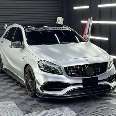 2020년 GT 프론트 그릴 업그레이드: 메르세데스 벤츠 W176 A 클래스 바디 키트 AMG 디자인