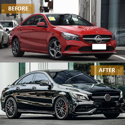 메르세데스-벤츠 CLA W117 2013-2019 전면 배머 그릴 AMG45 스타일