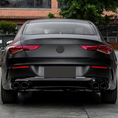 100% 테스트 된 후방 디프저 립 및 목 배기가스 Mercedes-Benz CLA W118 2020-2024