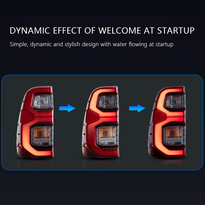 토요타 힐룩스 로코 DRL 후면등 Hiace 2020 테스트