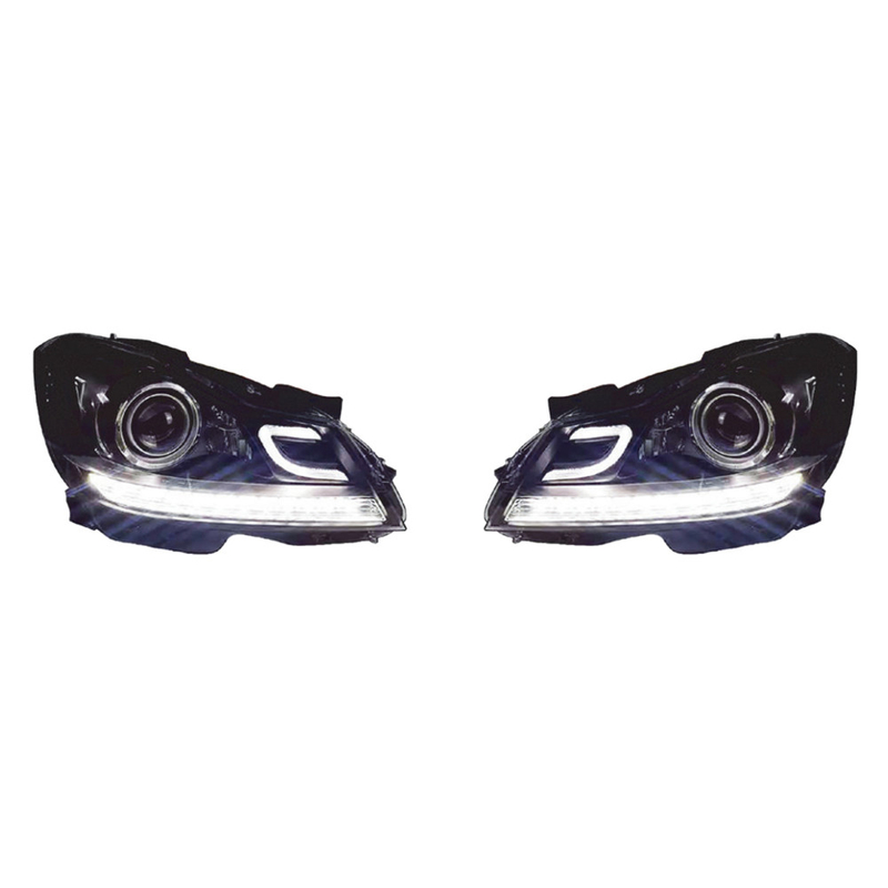 메르세데스 벤츠 C 클래스 W204의 OEM LED 헤드 라이트로 자동차 조명을 업그레이드