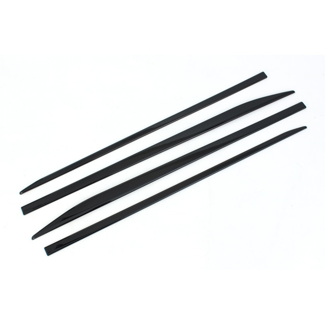 4PCS 토요타 코롤라 2004-2013용 ABS 문 톱닝 트림